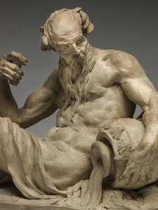 Dieu de la rivière, 1755 (terre cuite)